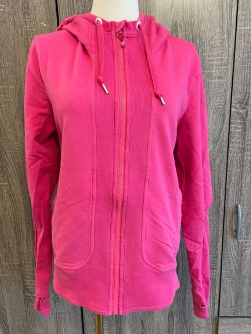 Lululemon Pink Hooded Zip-Up Jacket - Women